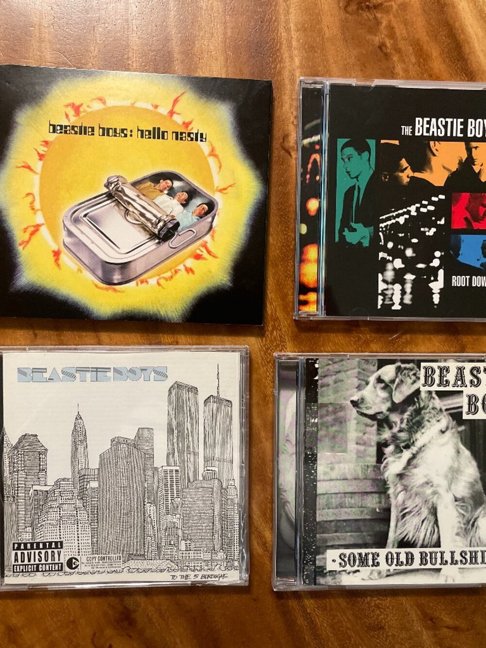 Beastie Boys CD Lot 4 Hello Nasty Root Down Some Old Bullshit 5 Boroughs